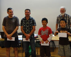 Don Eade, Roy Seabrook, Leo Zhang and Alphaeus Ang