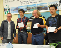 Murray Chandler, Zhao Jun, Darryl Johansen, Li Chao