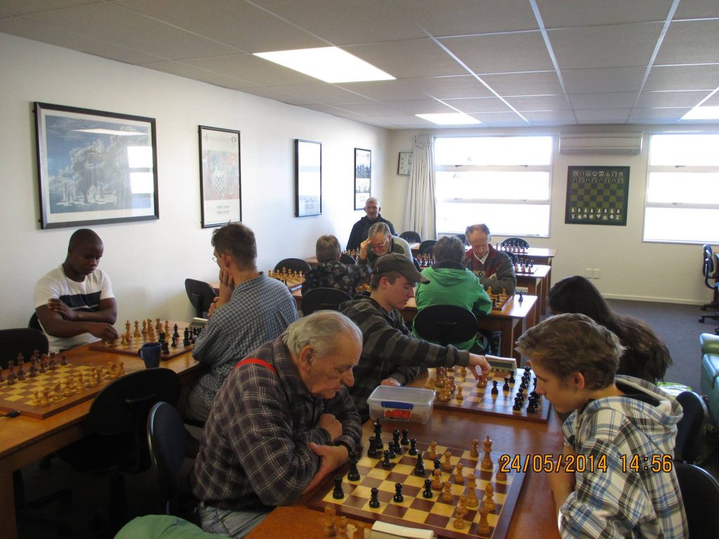 Arie Nijman at Canterbury Chess Club 2014