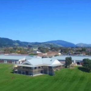 Paraparaumu College aerial view