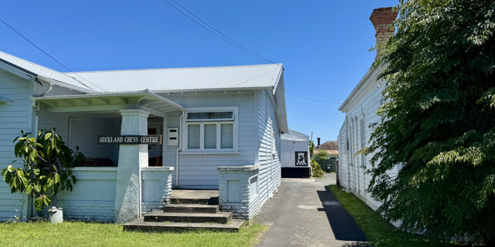 Auckland Chess Centre view from Cromwell Street