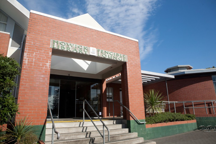 Fencible Lounge Howick Library entrance